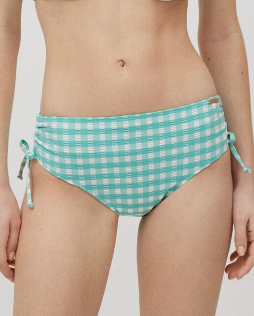 Imagen 0 de Braga bikini reductora midi vichy con textura