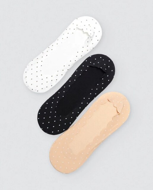 Imagen 0 de Pack 3 calcetines pinkies lunares