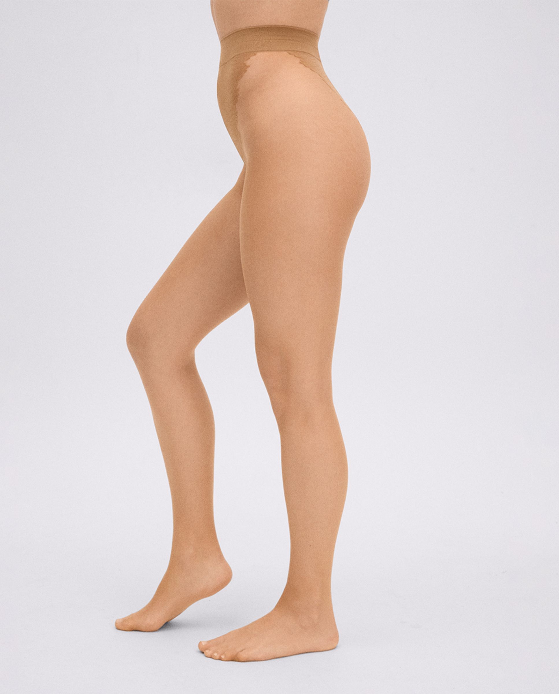 Panty irrompible 10 denier natural - Ysabel Mora - Marrón Marrón-1