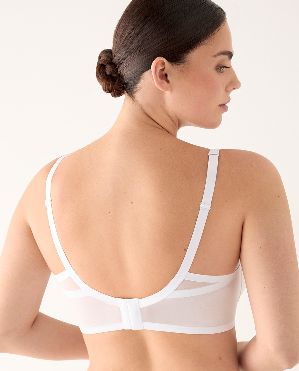 Sujetador con aro de capacidad con relleno nomarks sol copas c d e - Ysabel Mora - Blanco Blanco-3