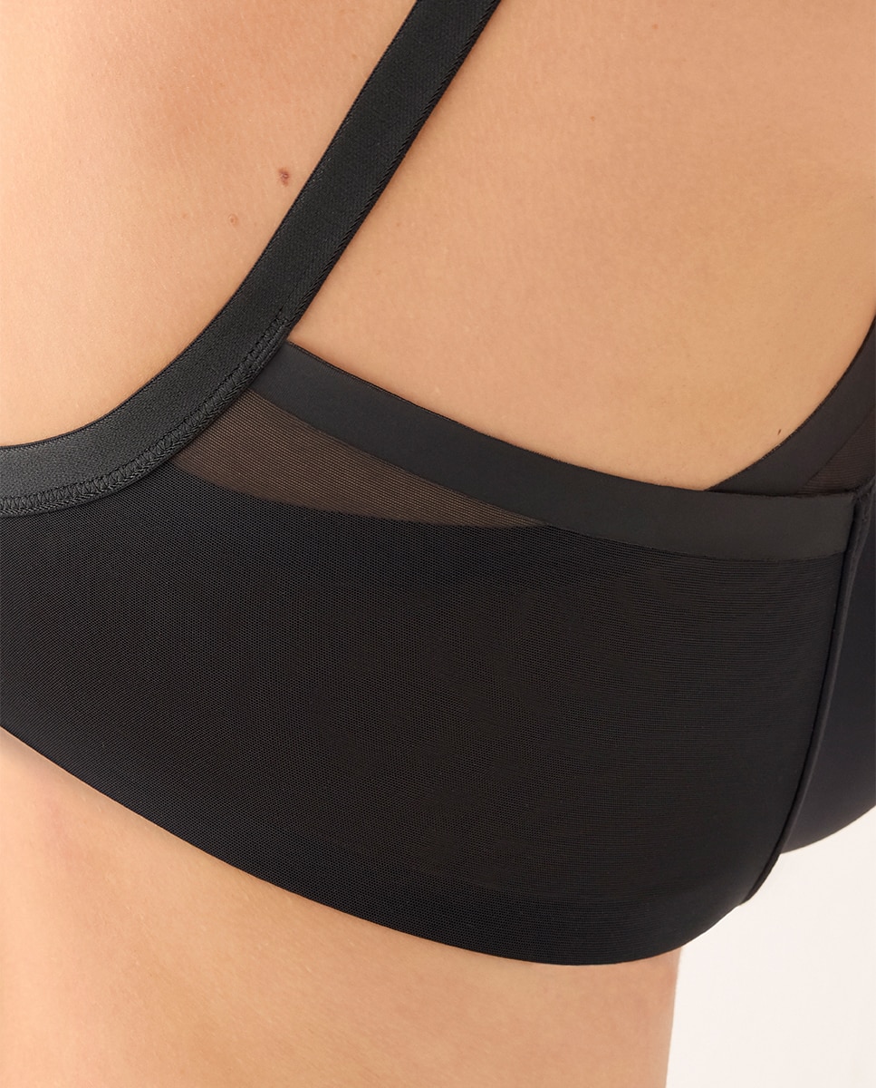 Sujetador con aro de capacidad con relleno nomarks sol copas c d e - Ysabel Mora - Negro Negro-4