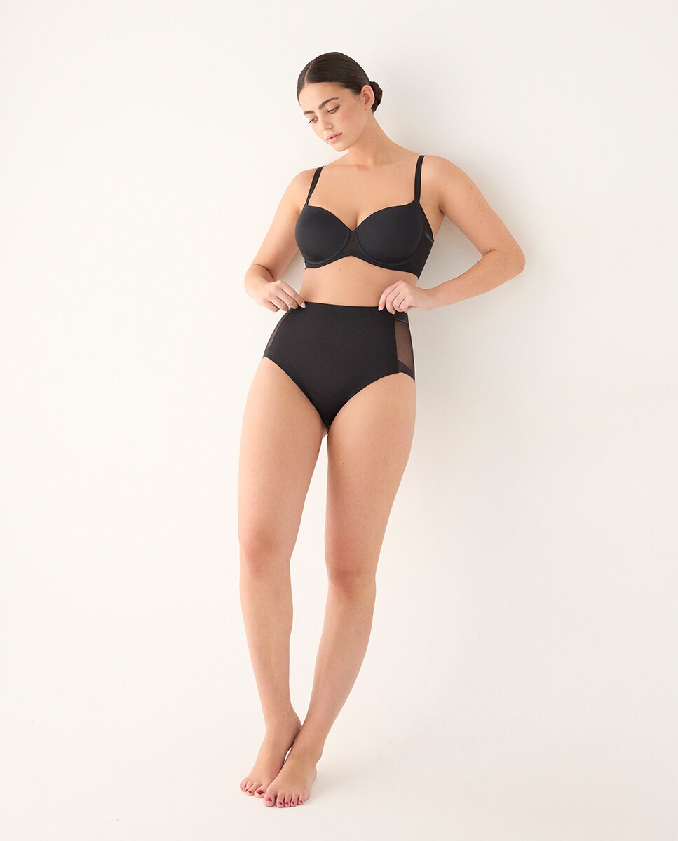 Sujetador con aro de capacidad con relleno nomarks sol copas c d e - Ysabel Mora - Negro Negro-6