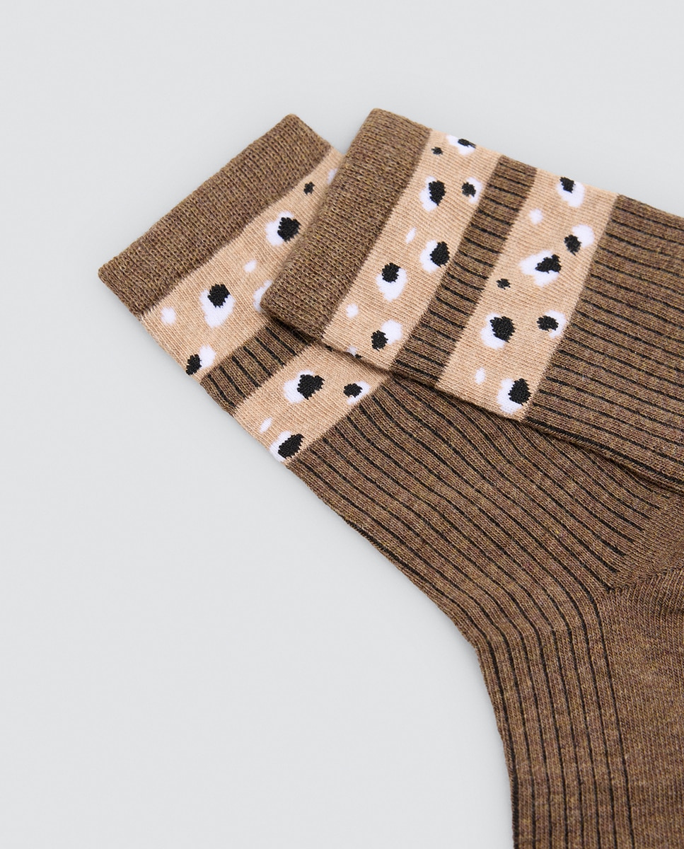 Imagen 6 de Pack de 3 calcetines mujer animal print - Ysabel Mora - Multicolor Multicolor