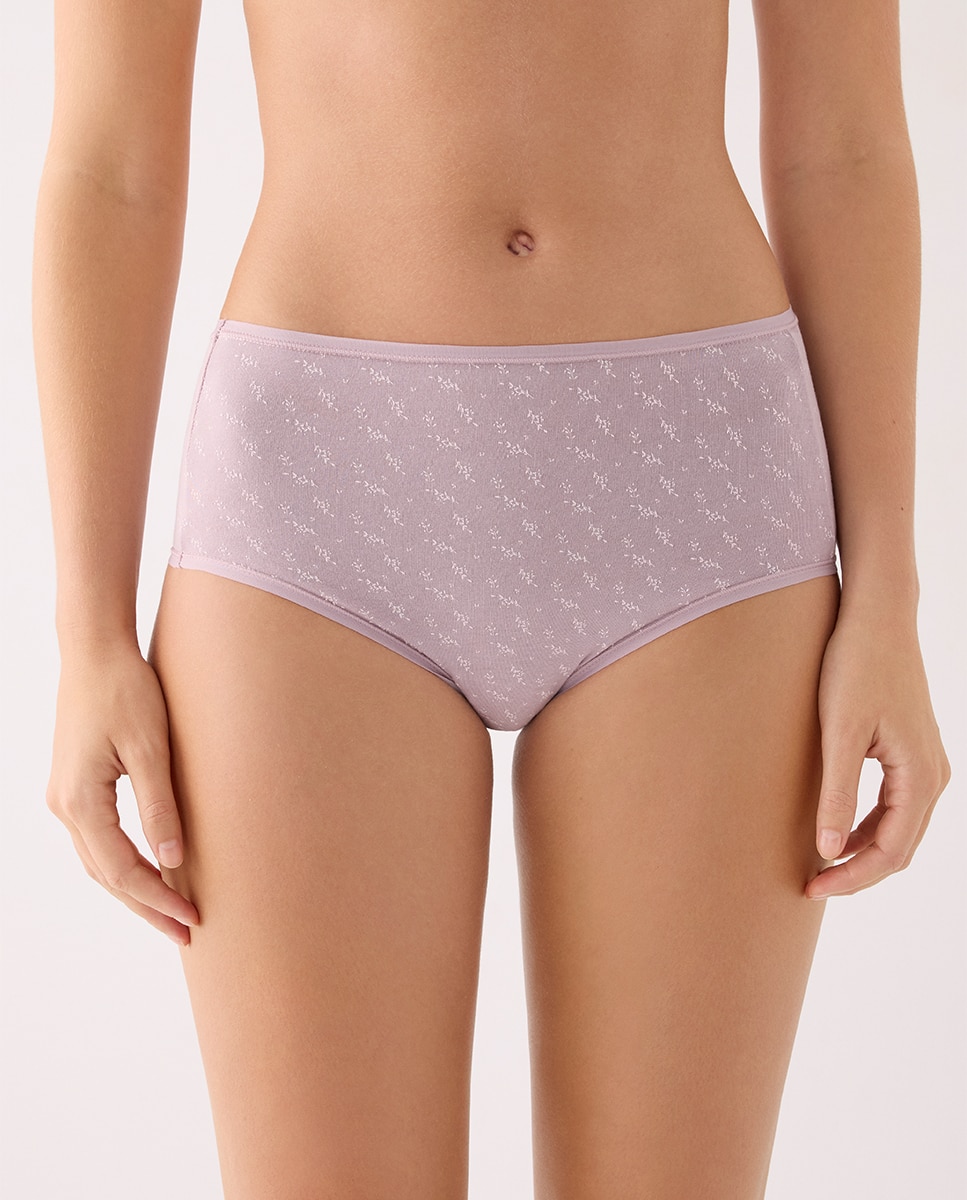 Pack de 2 bragas de algodón altas estampadas - Ysabel Mora - Multicolor Multicolor-2
