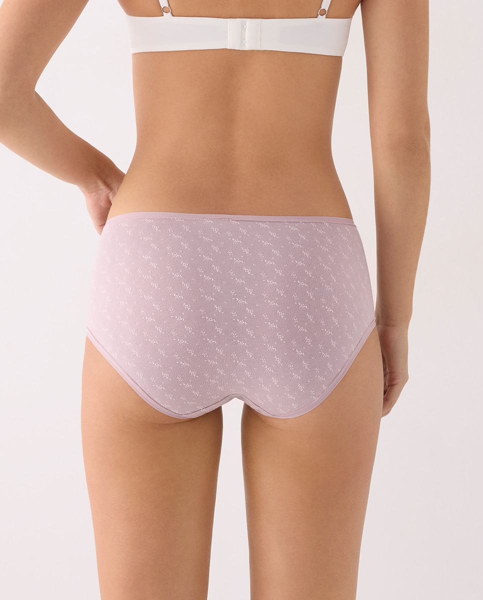 Pack de 2 bragas de algodón altas estampadas - Ysabel Mora - Multicolor Multicolor-3