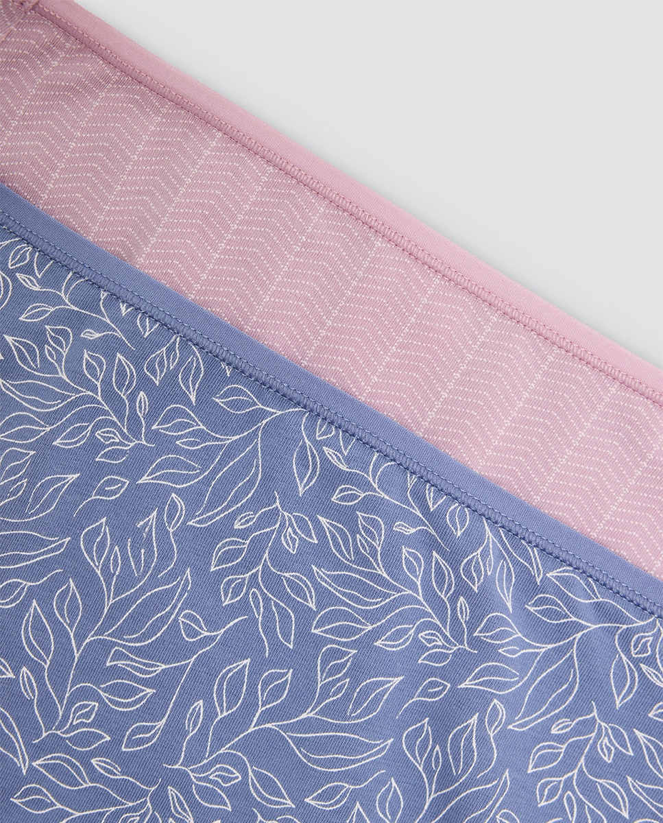 Pack de 2 bragas altas algodón estampadas - Ysabel Mora - Multicolor Multicolor-6