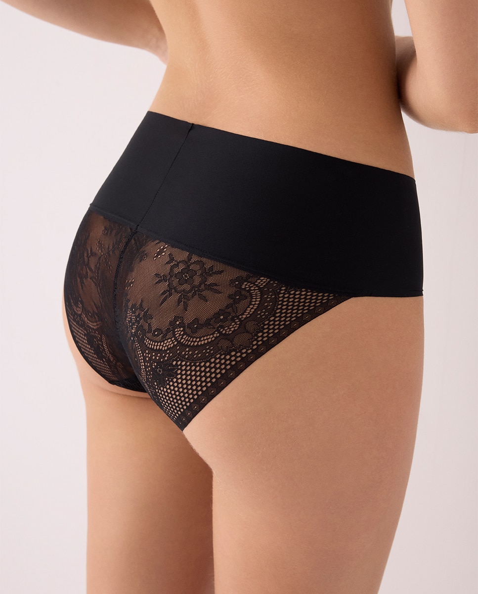 Braga midi contorno láser - Ysabel Mora - Negro Negro-4