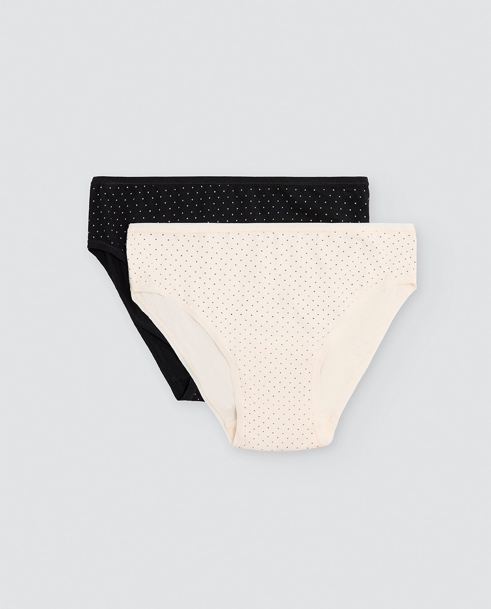 Pack de 2 bragas midi algodón estampadas - Ysabel Mora - Multicolor Multicolor-5
