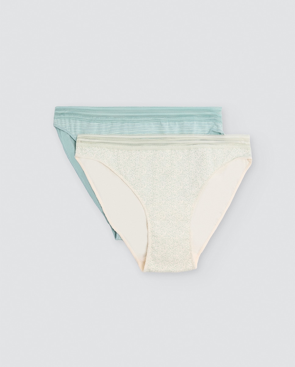 Pack de 2 bragas mini algodón - Ysabel Mora - Multicolor Multicolor-1