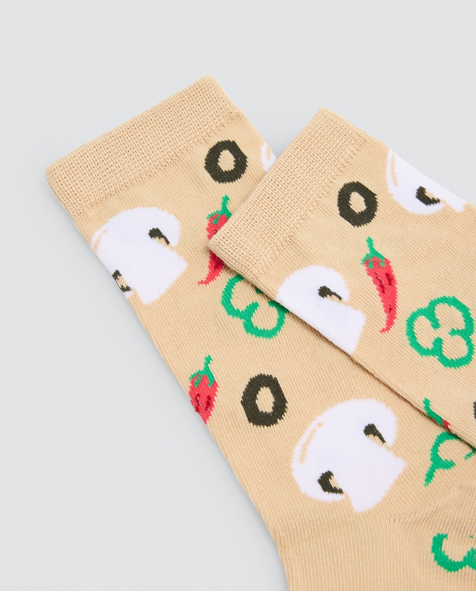 Pack regalo calcetines pizza - Ysabel Mora - Multicolor Multicolor-5