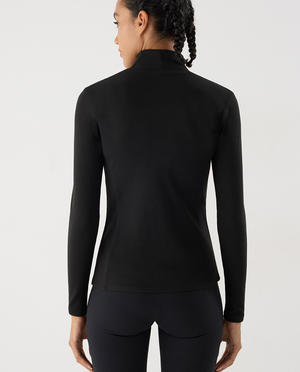 Camiseta térmica deportiva cuello perkins - Ysabel Mora - Negro Negro-2