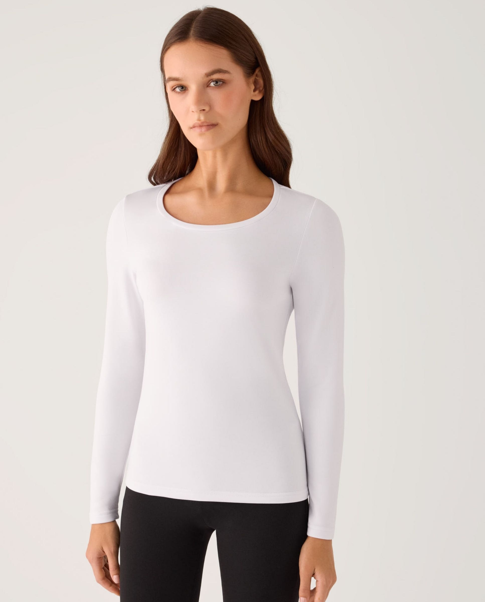 Camiseta térmica manga larga - Ysabel Mora - Blanco Blanco-1