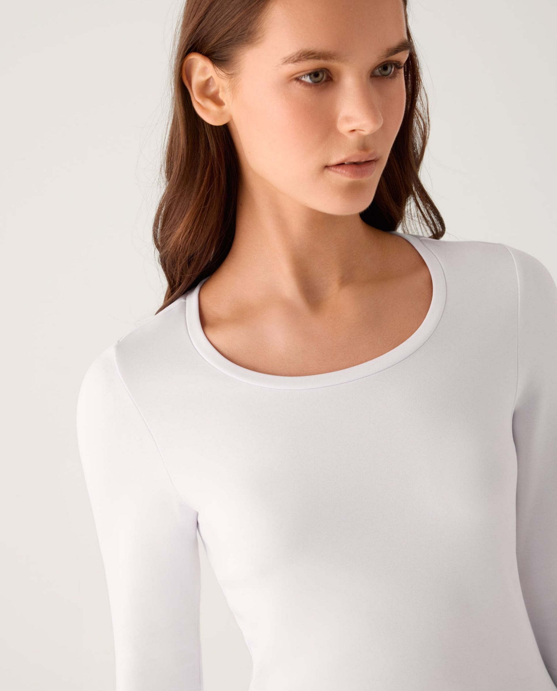 Camiseta térmica manga larga - Ysabel Mora - Blanco Blanco-3