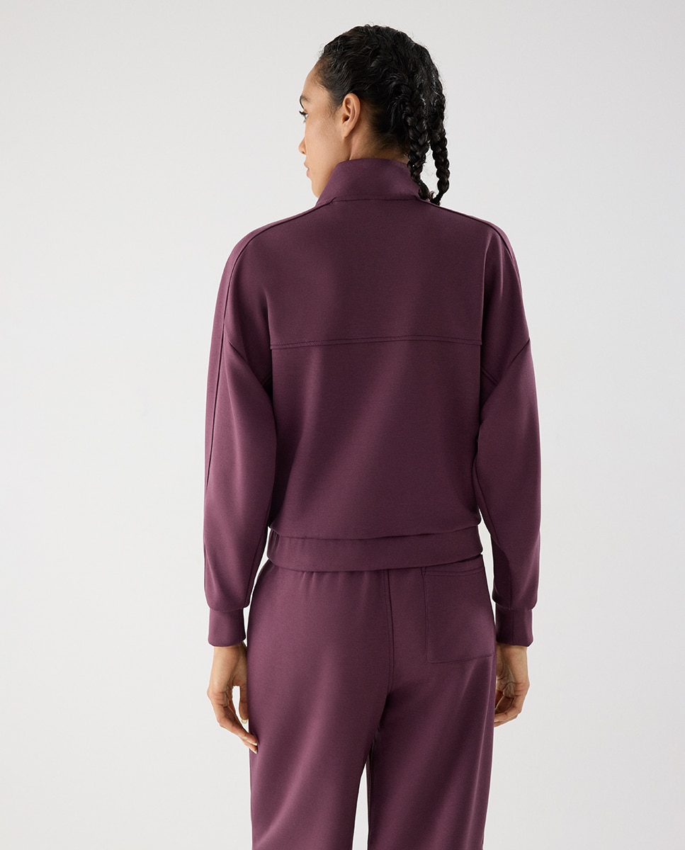 Chaqueta deportiva bomber con bolsillos - Ysabel Mora - Morado Morado-2