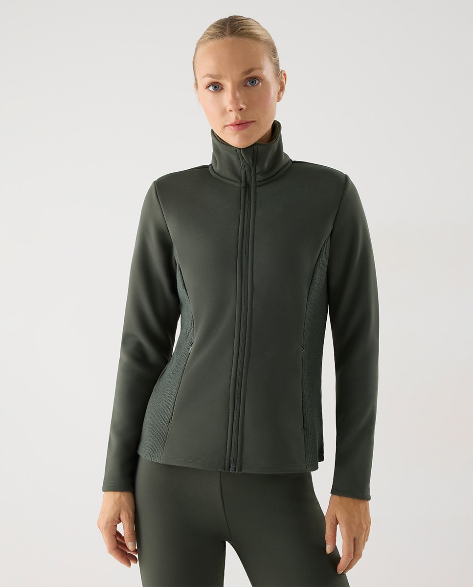 Ultra térmico chaqueta deportiva forro polar - Ysabel Mora - Verde Oliva Verde Oliva-1