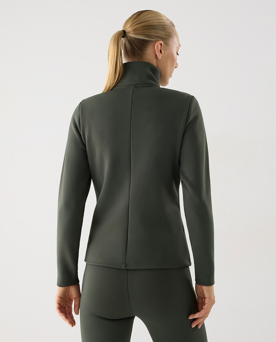 Ultra térmico chaqueta deportiva forro polar - Ysabel Mora - Verde Oliva Verde Oliva-2