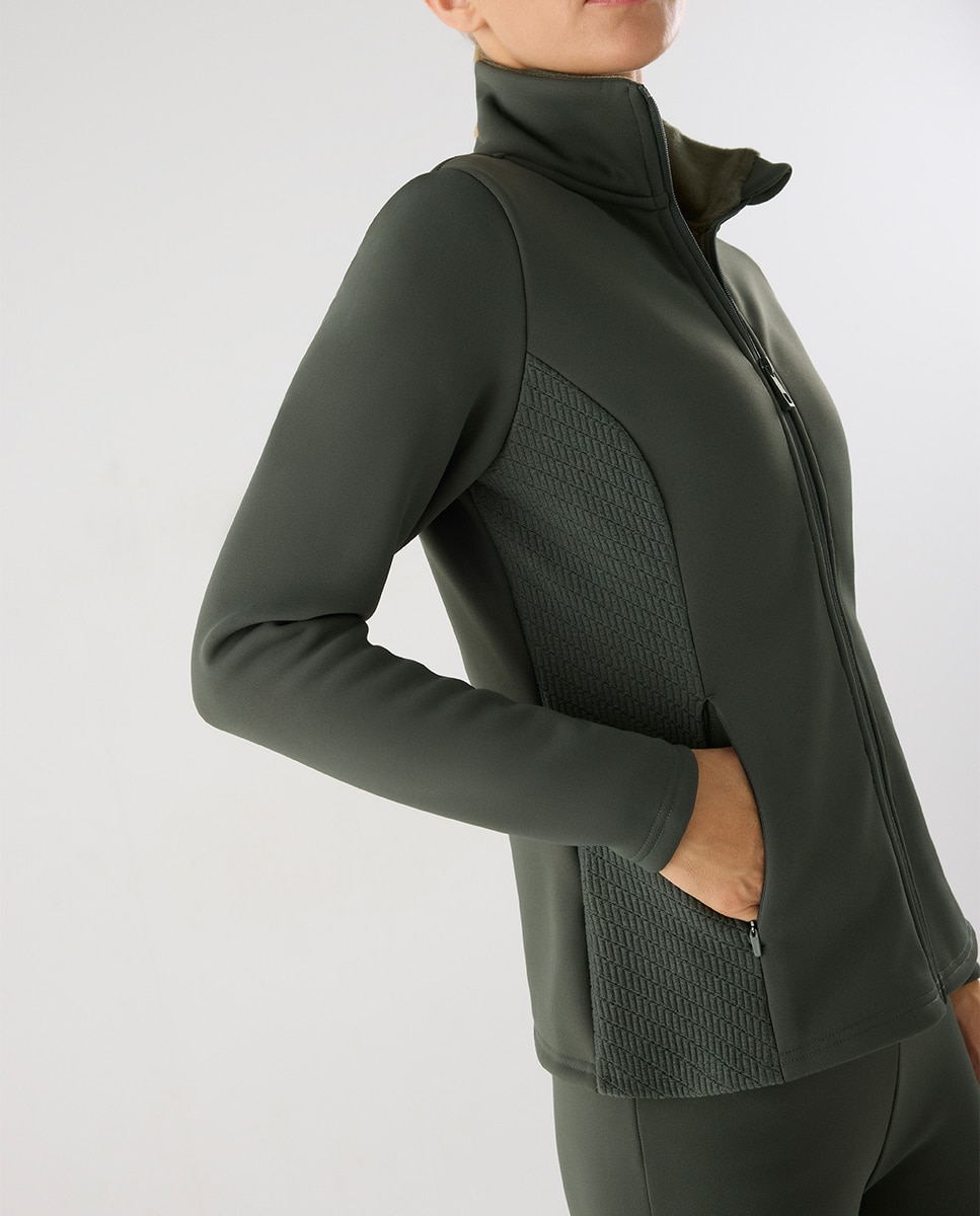 Ultra térmico chaqueta deportiva forro polar - Ysabel Mora - Verde Oliva Verde Oliva-4