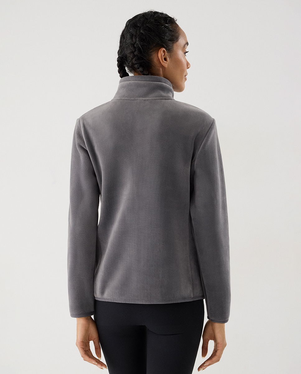 Ultra térmico chaqueta deportiva forro polar suave - Ysabel Mora - Azul grisáceo Azul grisáceo-2