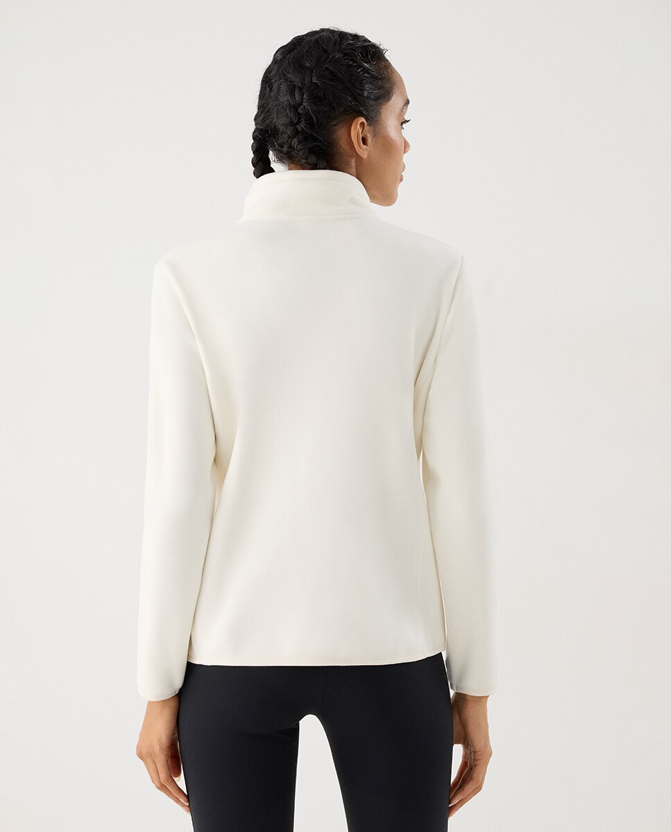 Ultra térmico chaqueta deportiva forro polar suave - Ysabel Mora - Crema Crema-2