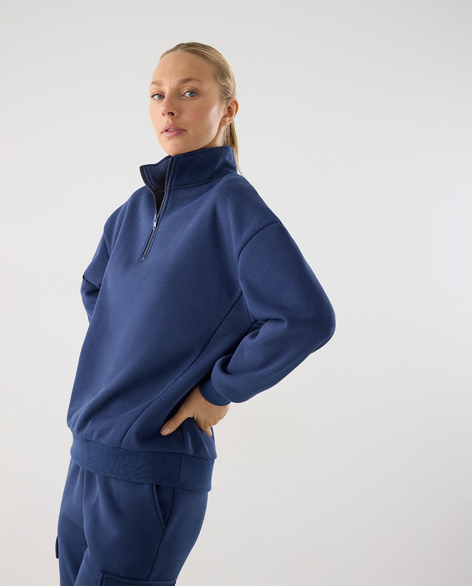 Conjunto de chándal deportivo afelpado sudadera y cargo - Ysabel Mora - Azul claro Azul claro-5