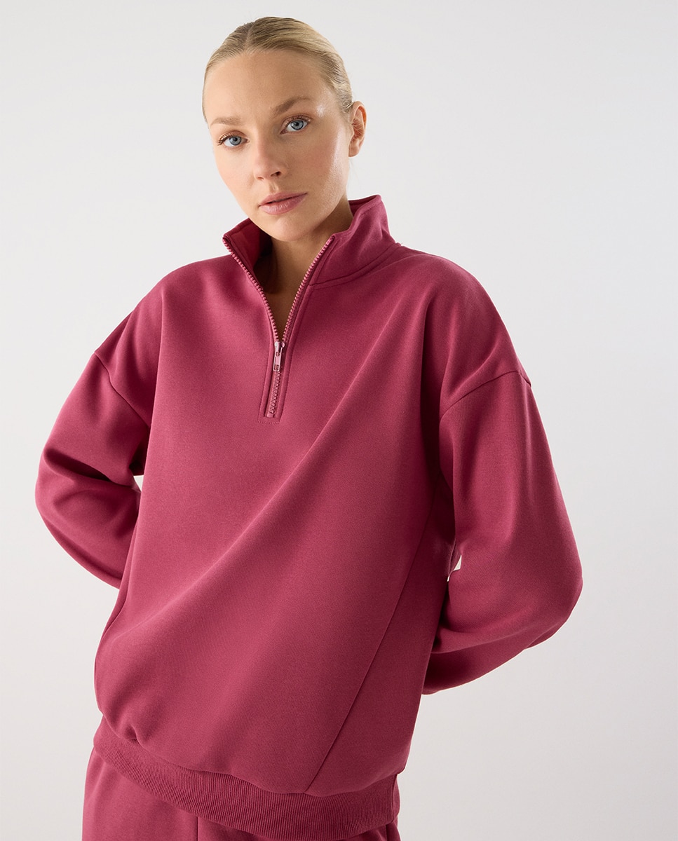 Conjunto de chándal deportivo afelpado sudadera y cargo - Ysabel Mora - Rosa Rosa-5