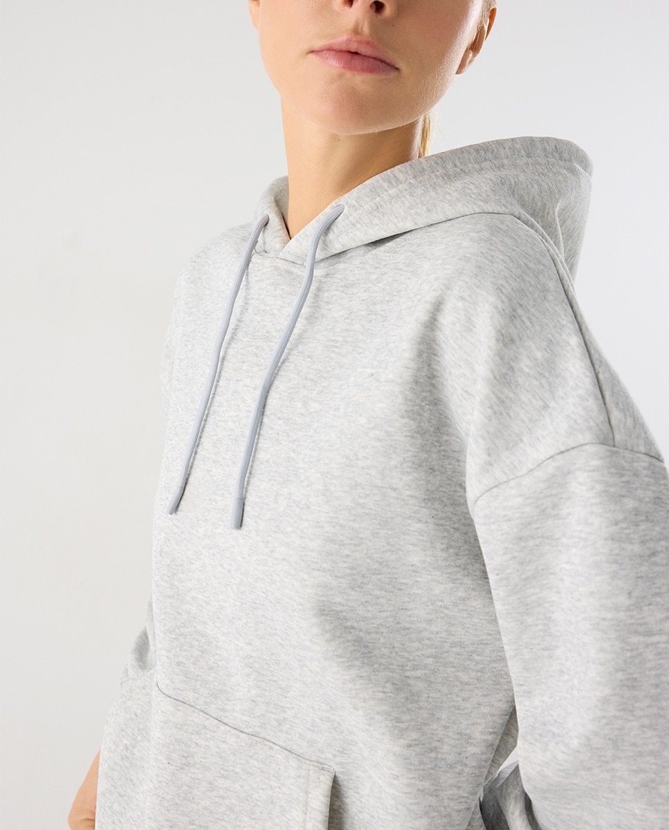 Imagen 3 de Conjunto de chándal deportivo afelpado sudadera con capucha y jogger - Ysabel Mora - Gris claro Gris claro