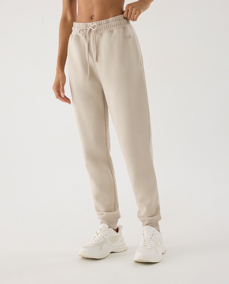 Legging deportivo jogger con cintura ajustable - Ysabel Mora - Gris claro Gris claro-1