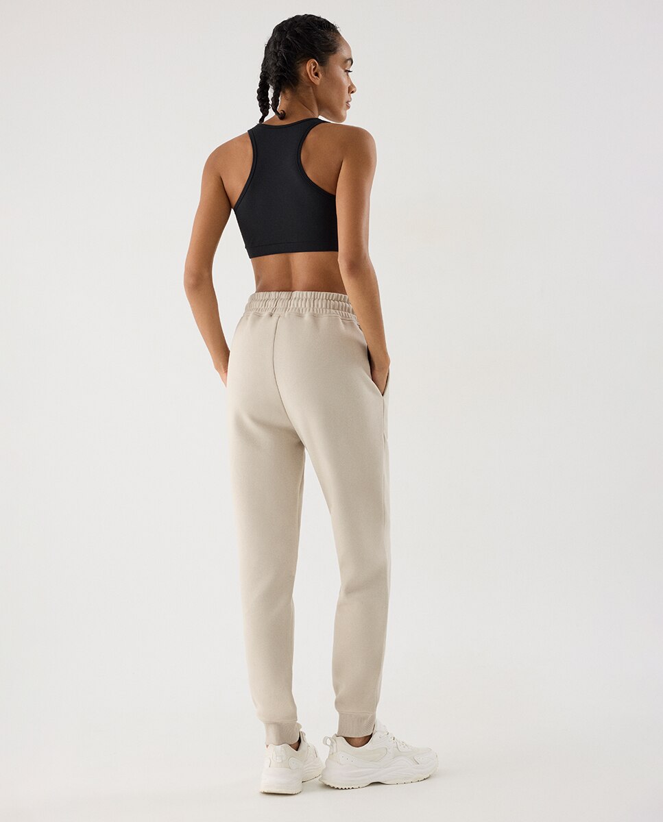 Legging deportivo jogger con cintura ajustable - Ysabel Mora - Gris claro Gris claro-2