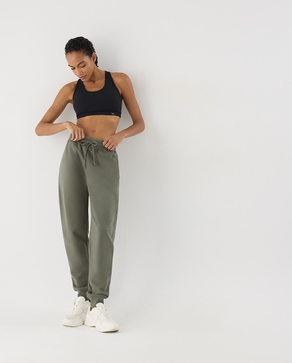 Legging deportivo jogger con cintura ajustable - Ysabel Mora - Verde Verde-5