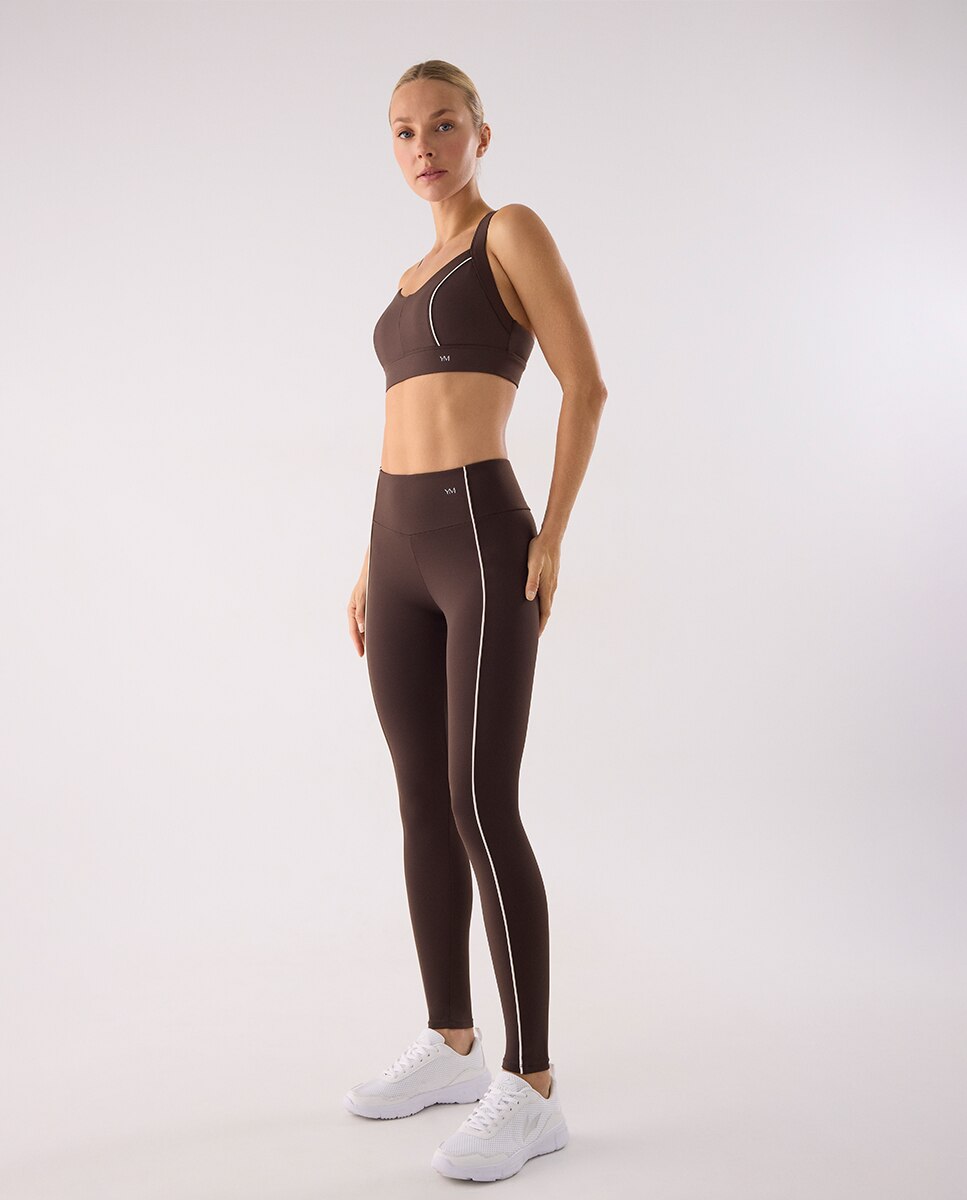 Imagen 4 de Leggings deportivos largos efecto push-up - Ysabel Mora - Marrón chocolate Marrón chocolate