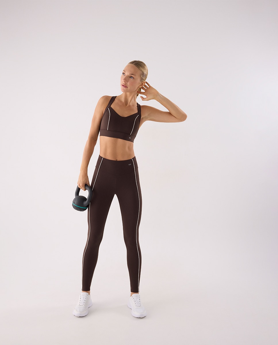Imagen 7 de Leggings deportivos largos efecto push-up - Ysabel Mora - Marrón chocolate Marrón chocolate