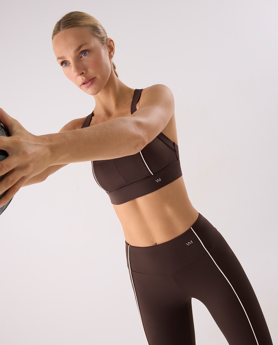 Imagen 9 de Leggings deportivos largos efecto push-up - Ysabel Mora - Marrón chocolate Marrón chocolate