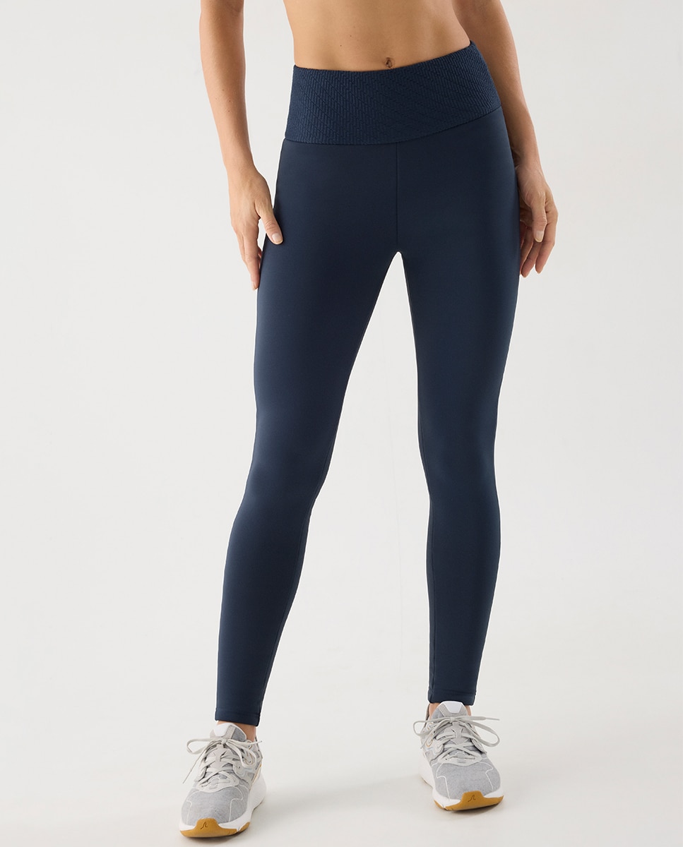 Ultra térmico leggings deportivos afelpado polar - Ysabel Mora - Azul marino Azul marino-1