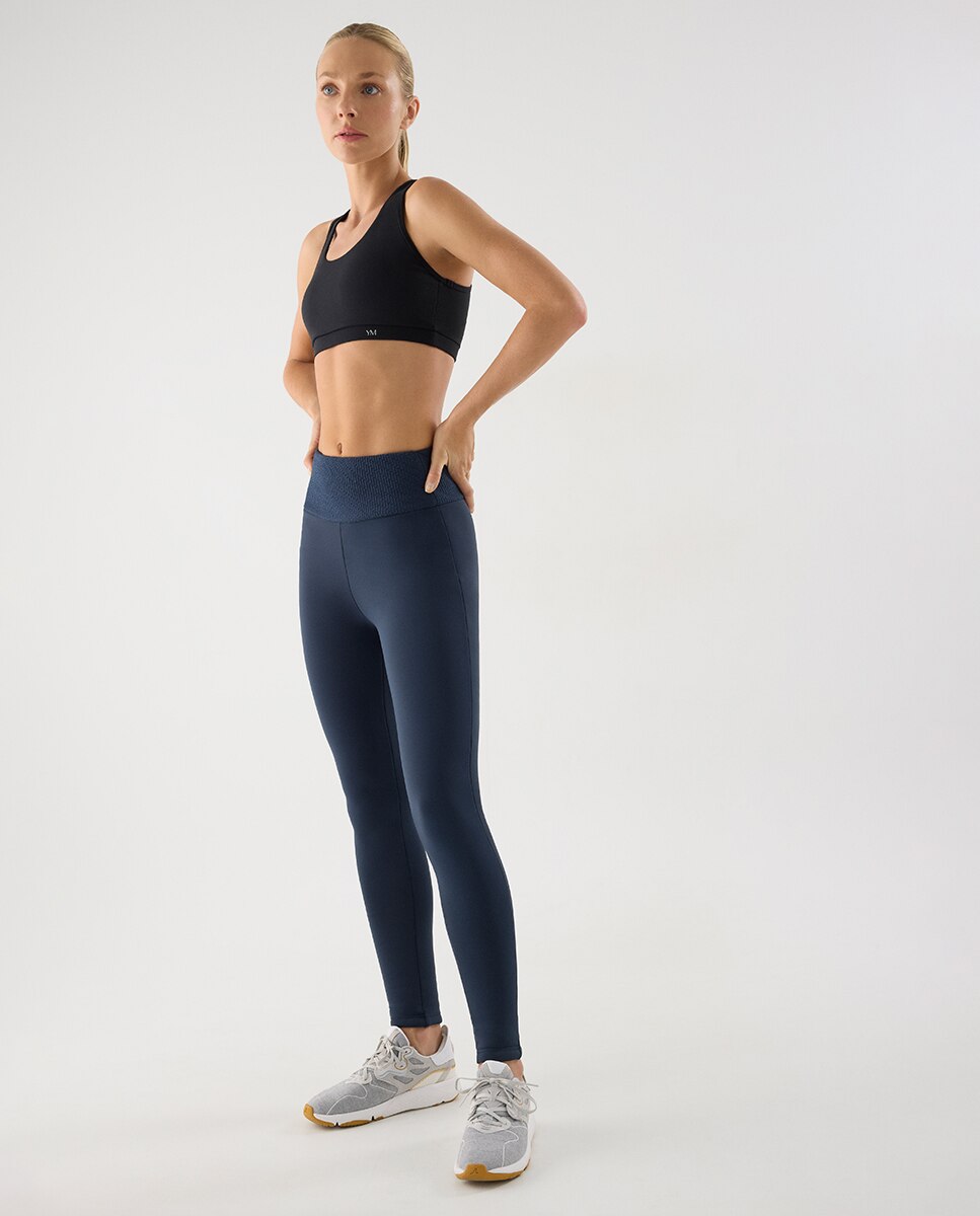 Ultra térmico leggings deportivos afelpado polar - Ysabel Mora - Azul marino Azul marino-3