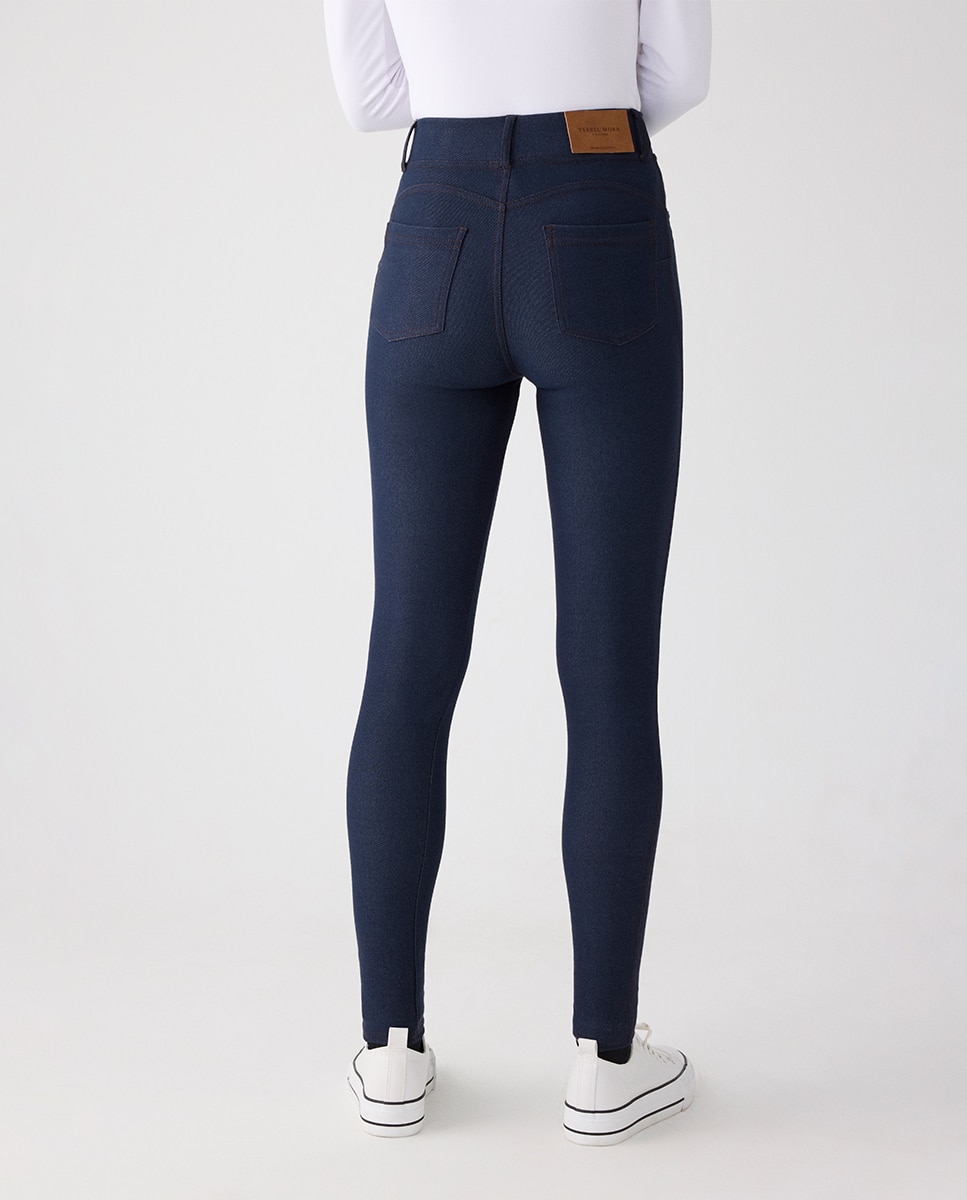 Leggings vaqueros efecto push-up - Ysabel Mora - Azul marino Azul marino-4