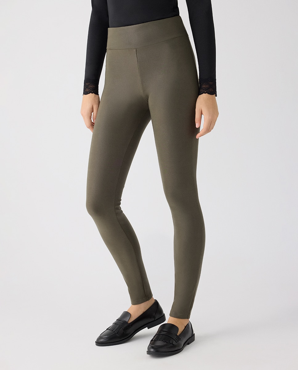 Leggings térmicos efecto piel - Ysabel Mora - Verde Verde-2