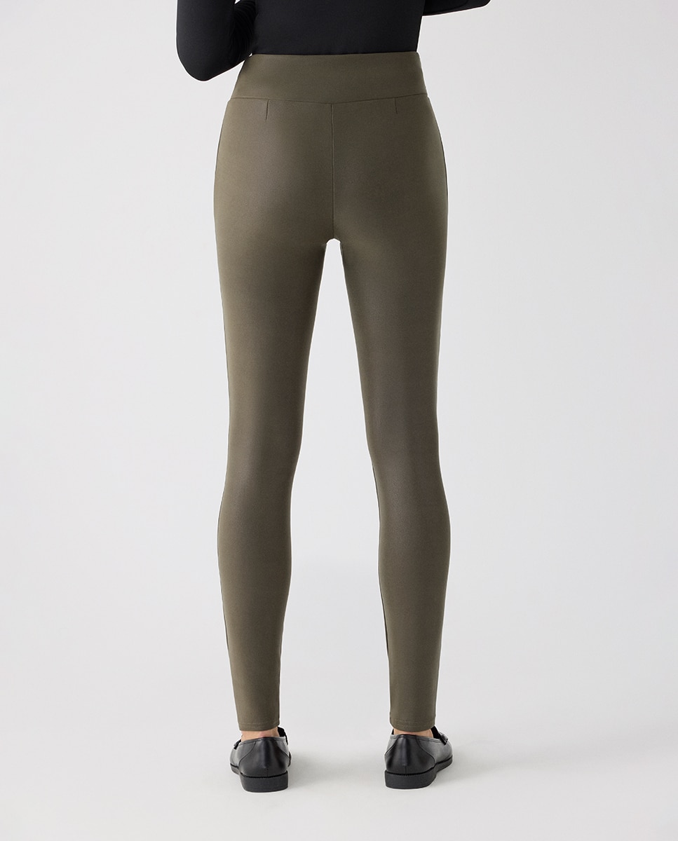 Leggings térmicos efecto piel - Ysabel Mora - Verde Verde-3