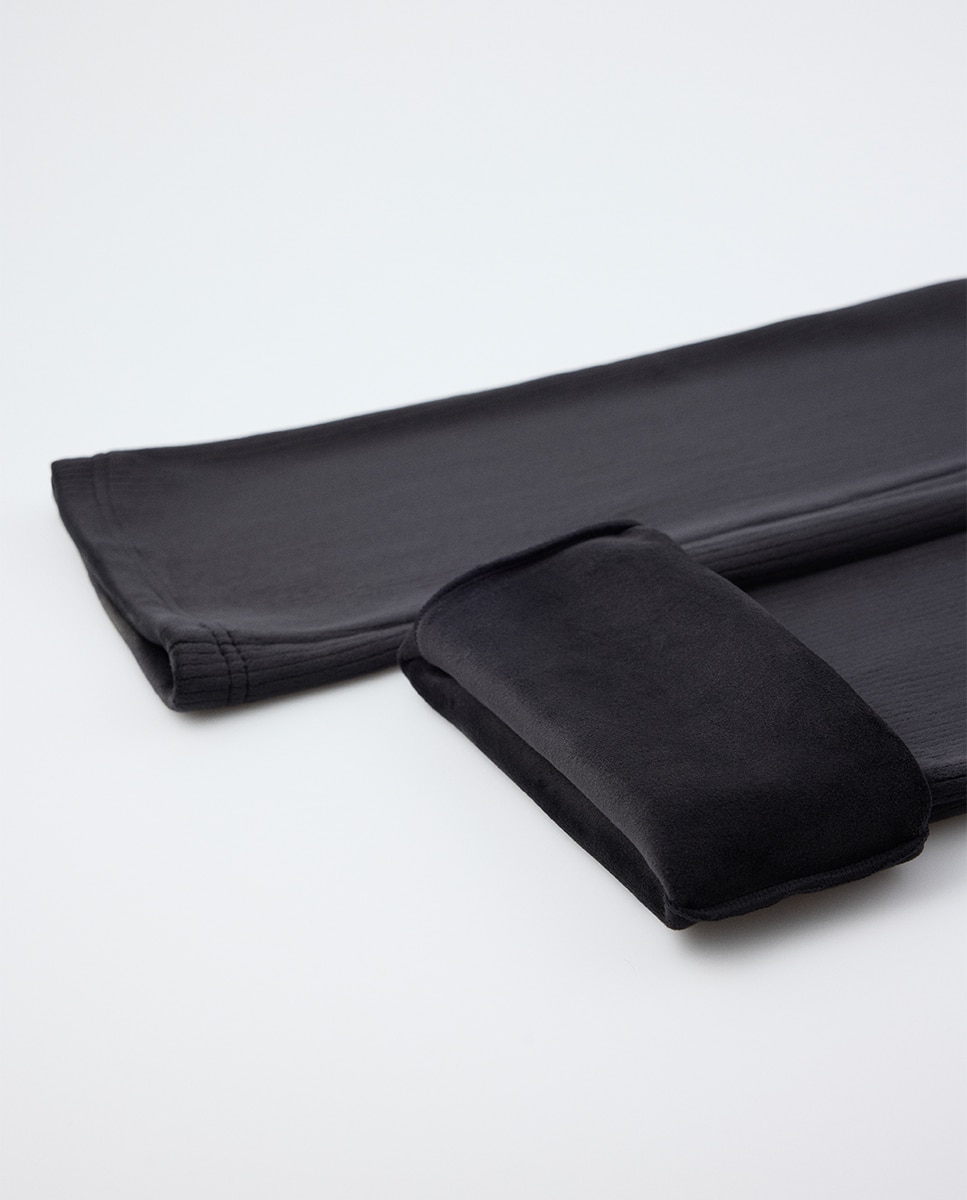 Ultra térmico leggings acampanados efecto pana - Ysabel Mora - Negro Negro-6