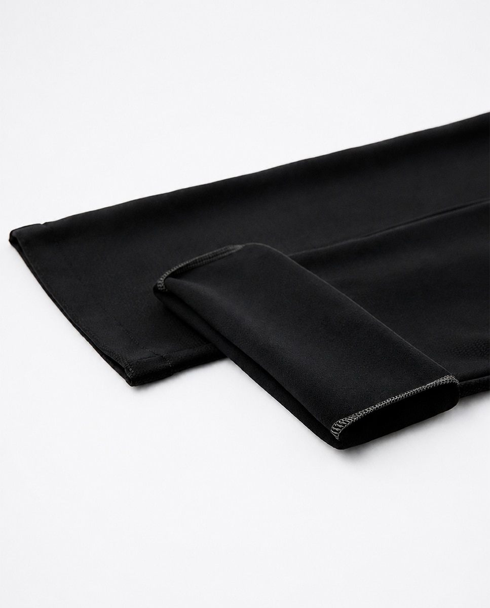 Pantalones térmicos efecto piel acampanados push-up - Ysabel Mora - Negro Negro-8