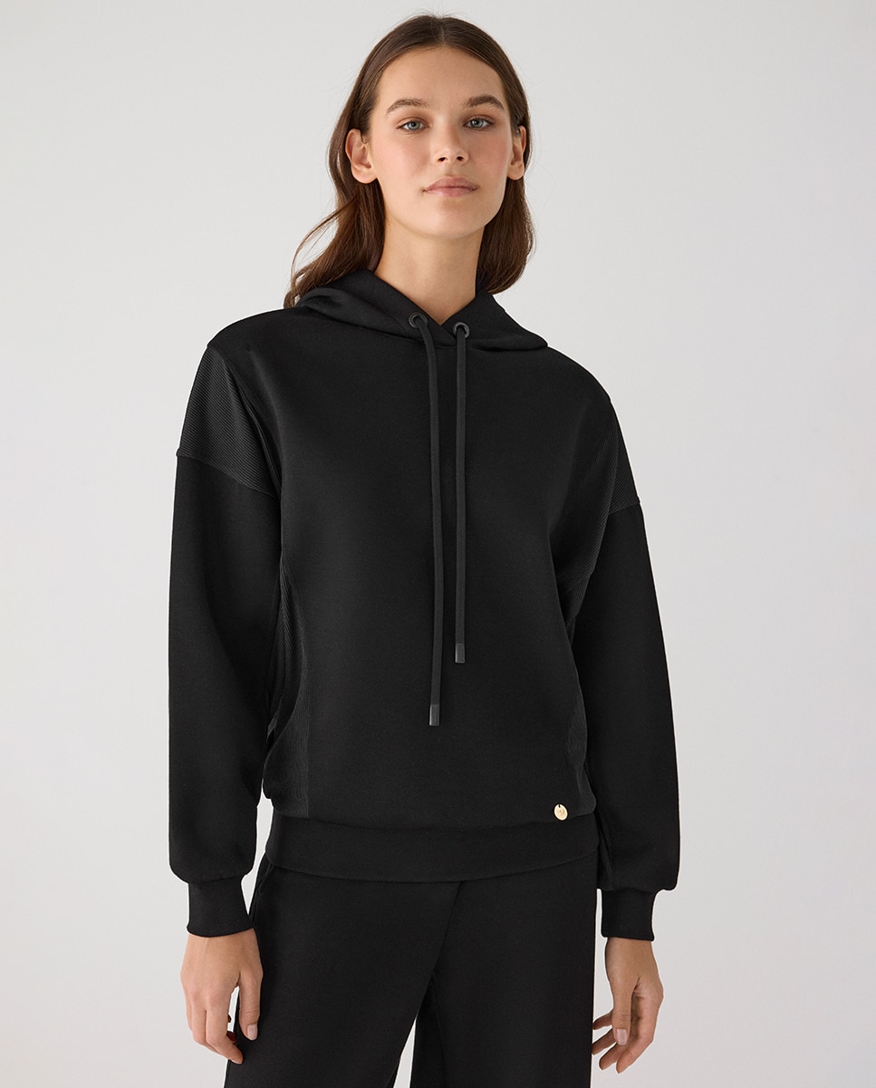 Sudadera - Ysabel Mora - Negro Negro-1