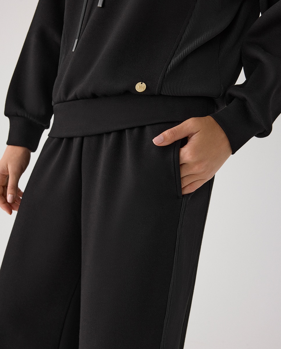 Sudadera - Ysabel Mora - Negro Negro-6