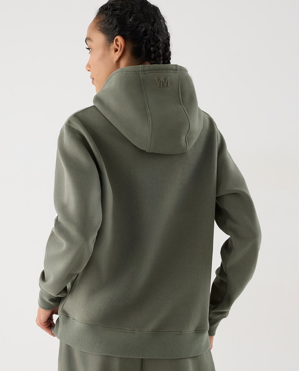 Sudadera deportiva afelpada con capucha - Ysabel Mora - Verde Verde-2