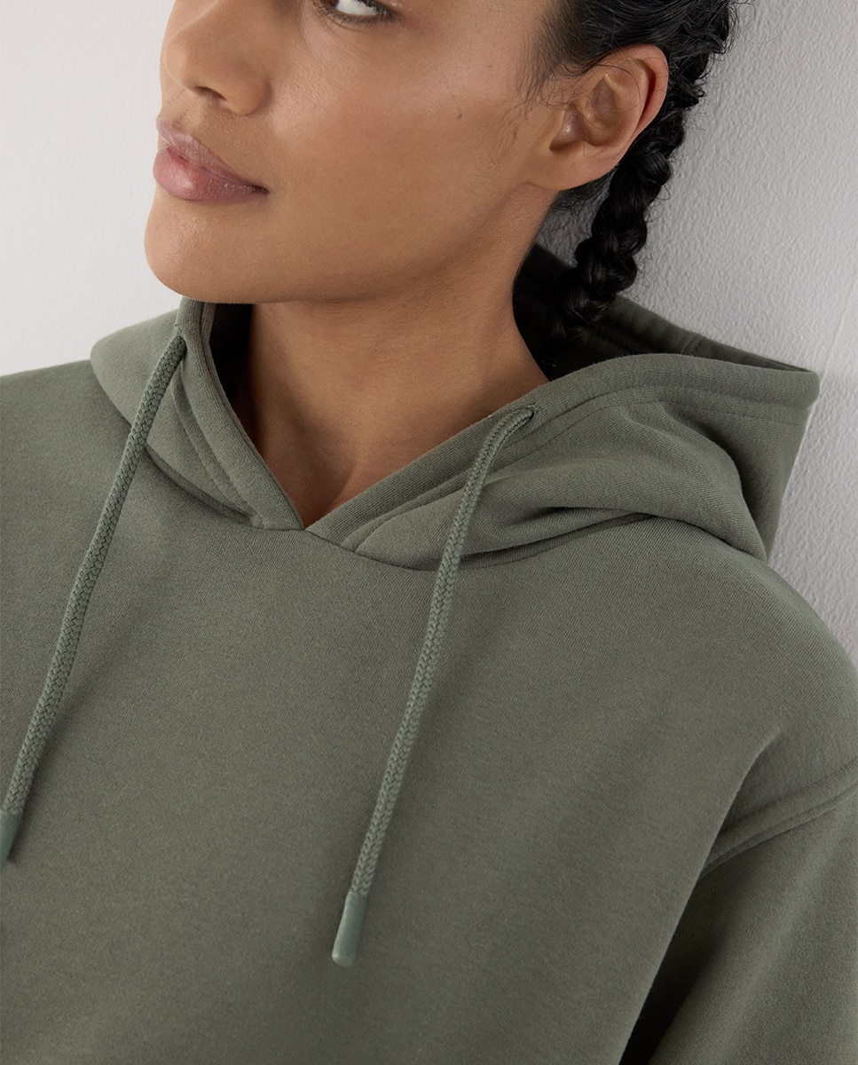 Sudadera deportiva afelpada con capucha - Ysabel Mora - Verde Verde-3