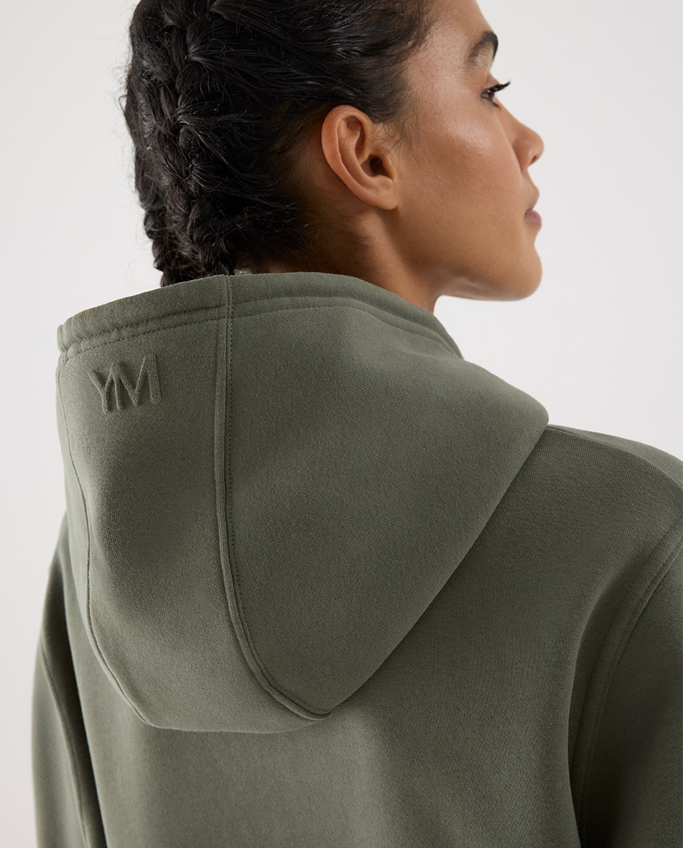 Sudadera deportiva afelpada con capucha - Ysabel Mora - Verde Verde-4