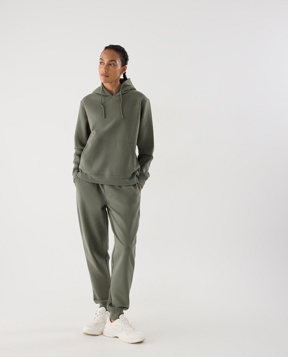 Sudadera deportiva afelpada con capucha - Ysabel Mora - Verde Verde-5