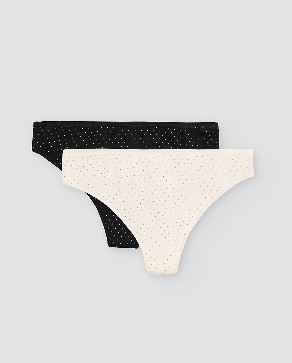 Pack de 2 tangas algodón estampados - Ysabel Mora - Multicolor Multicolor-6