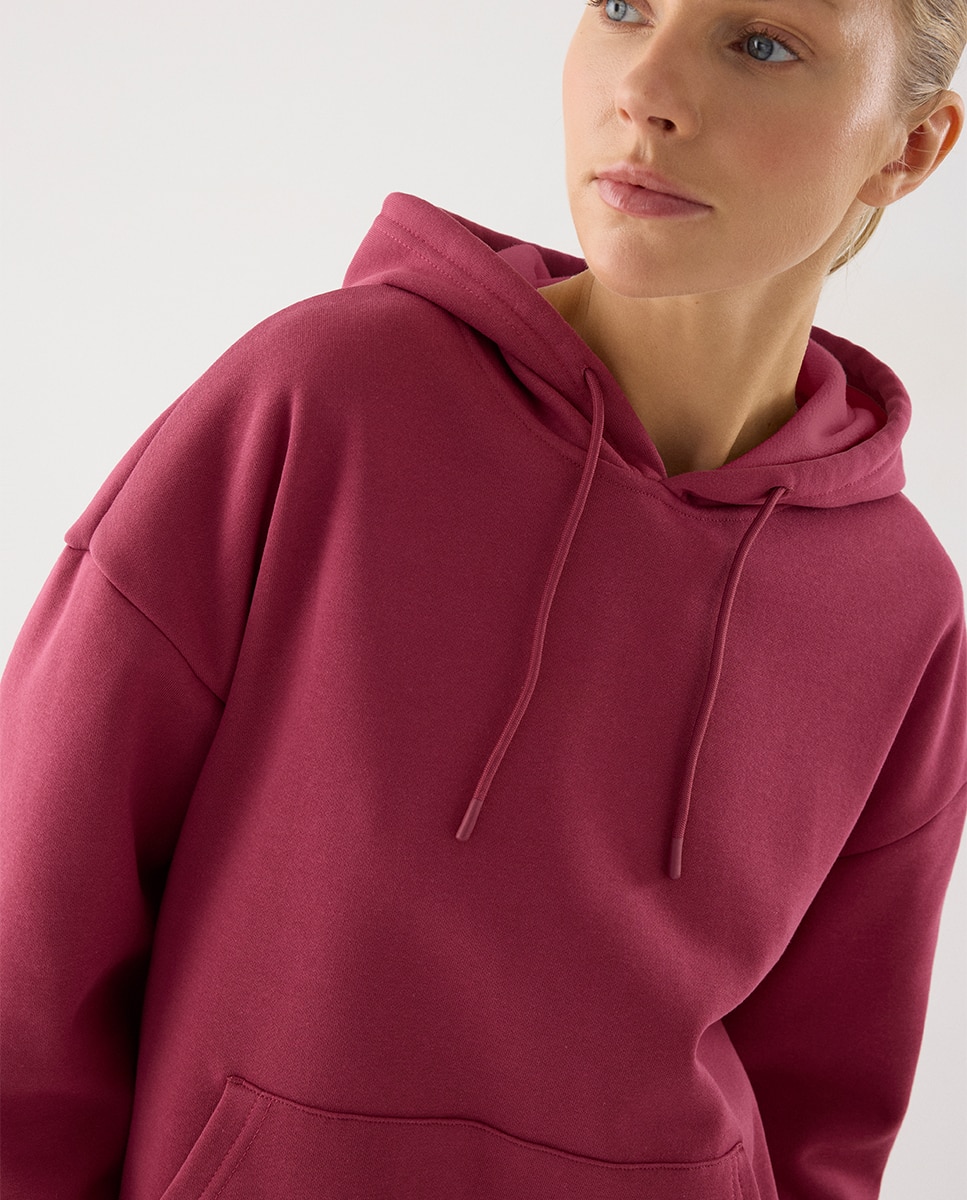 Conjunto de chándal deportivo afelpado sudadera con capucha y jogger - Ysabel Mora - Rosa Rosa-3