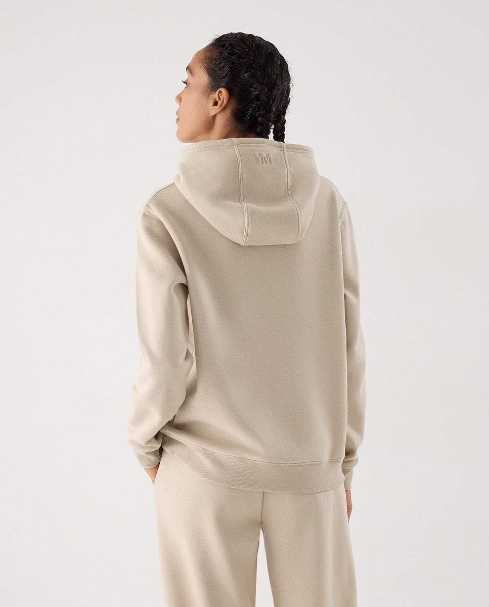 Sudadera deportiva afelpada con capucha - Ysabel Mora - Gris claro Gris claro-2