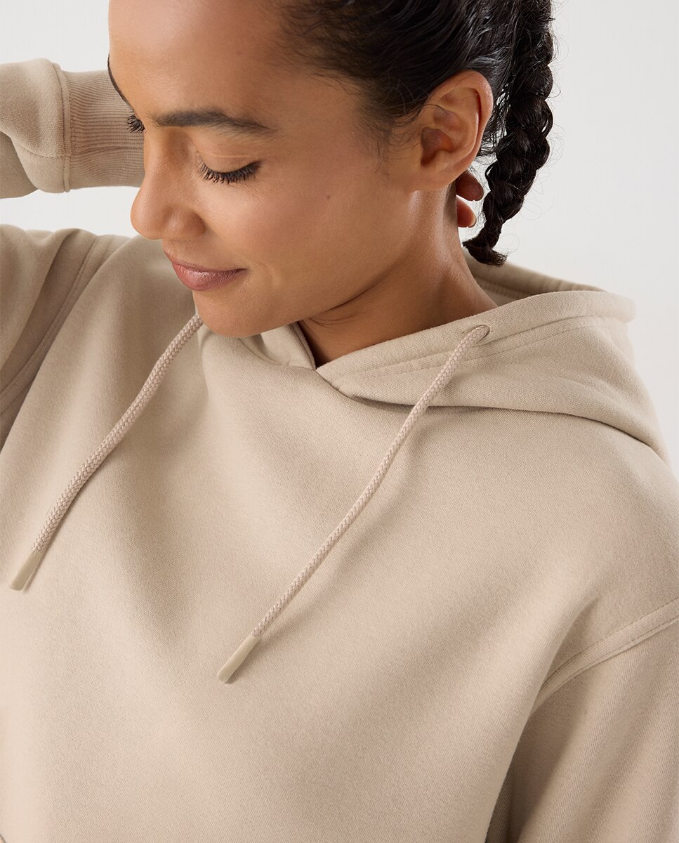 Sudadera deportiva afelpada con capucha - Ysabel Mora - Gris claro Gris claro-3