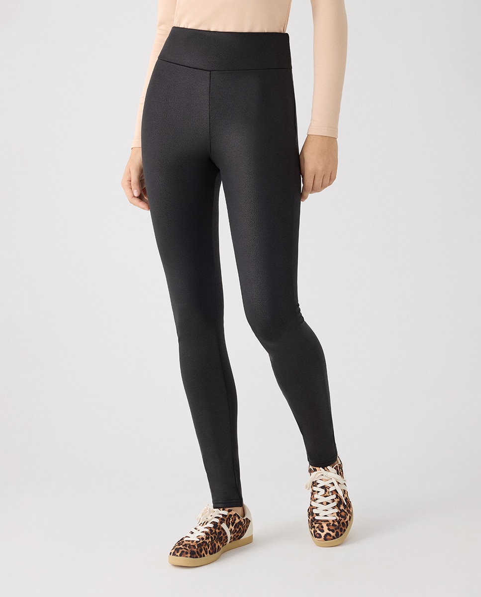 Leggings térmicos efecto piel - Ysabel Mora - Negro Negro-2